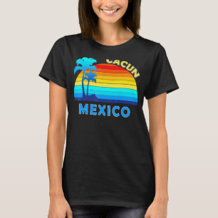 Retro Cancun Mexico Beach Summer Tropical Souvenir T-Shirt