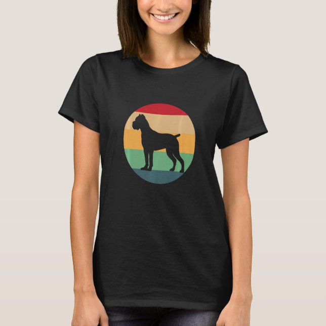 Retro Cane Corso Dog Italian Mastiff Premium T-Shirt (Front)
