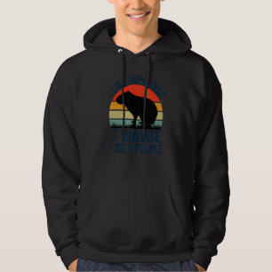 Retro Capybara Design Vintage Style Capybara Gifts Hoodie