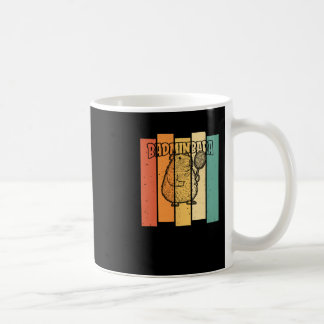 Retro Capybara Shuttle - Vintage Badminton Badminb Coffee Mug