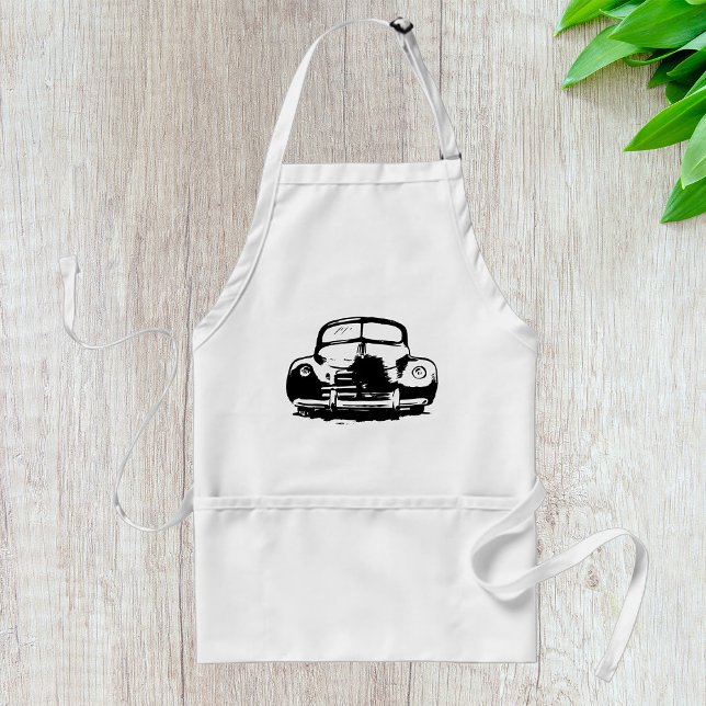Retro Car Adult Apron (Creator Uploaded)
