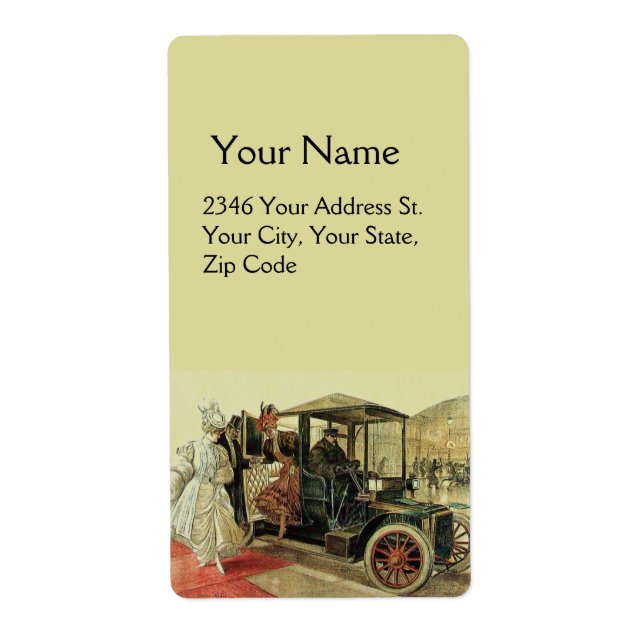 RETRO CAR , AUTO RESTORATION 2 LABEL (Front)