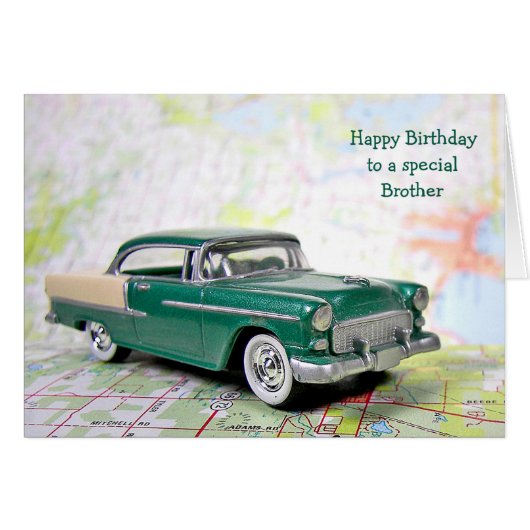 Retro Car for Brother Cards (Front Horizontal)