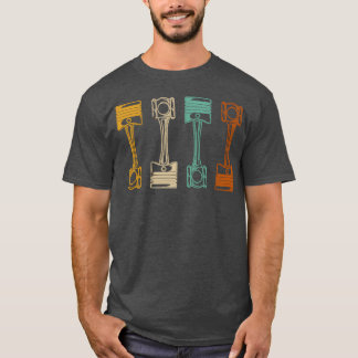 Retro Car Mechanic vintage family T-Shirt