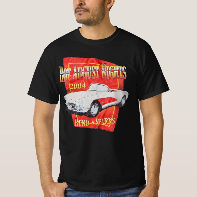 Retro car ot august nights T-Shirt (Front)