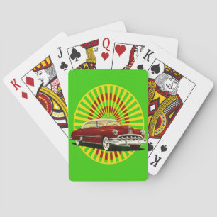 Retro Car Poker Cards
