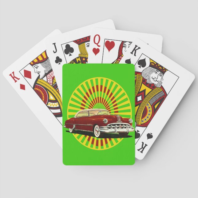 Retro Car Poker Cards (Back)