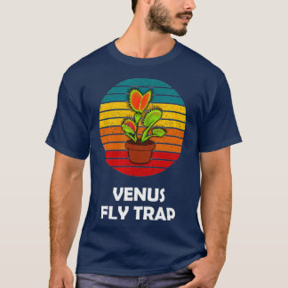 Retro Carnivorous Plant Vintage Venus Fly Trap T-Shirt
