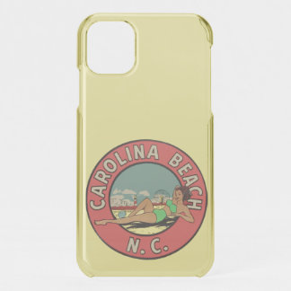 Retro Carolina Beach Roundel iPhone 11 Case