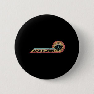 Retro Carom Billiards Vintage Player Film Strip Button