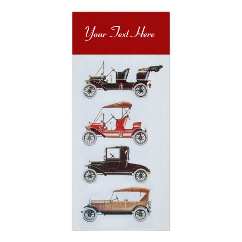 RETRO CARS 2_ Auto repair automotive Rack Card