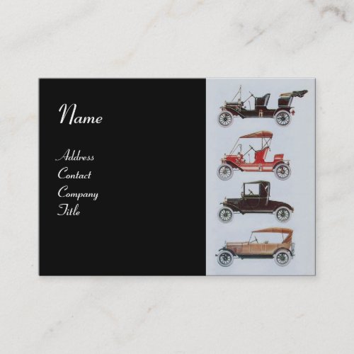 RETRO CARS 2_ Auto repairs automotive Business Card