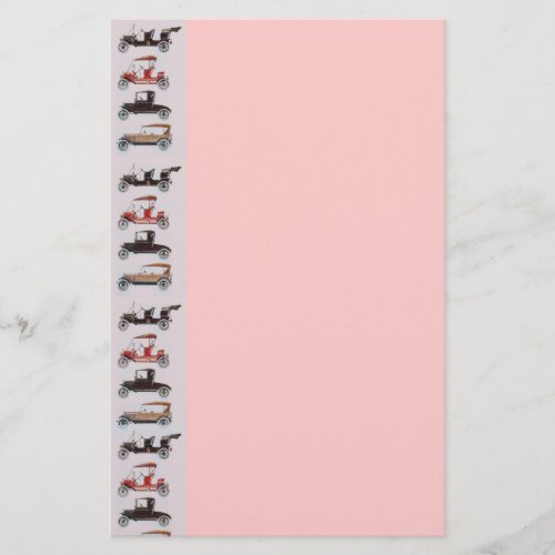 RETRO CARS 2  AUTO RESTORATION grey red black pink Stationery