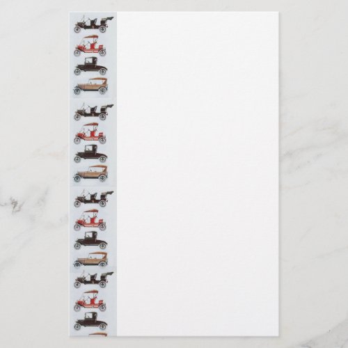 RETRO CARS 2  AUTO RESTORATION grey red white Stationery