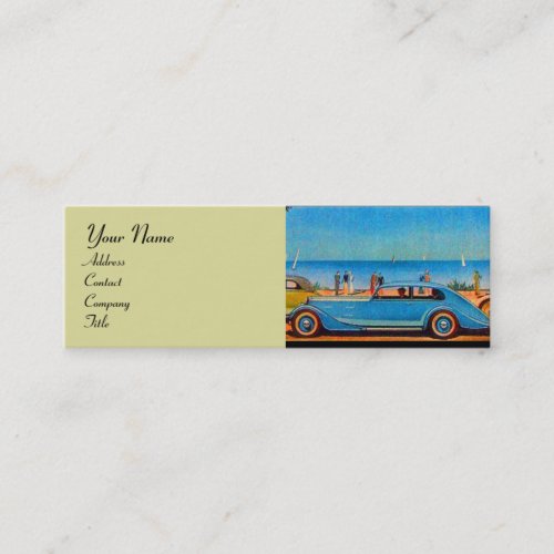 RETRO CARS _ Auto repair automotive Mini Business Card