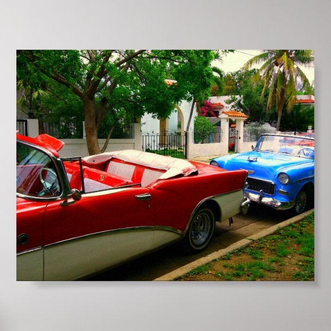 Retro cars in Cuba Poster (Front)