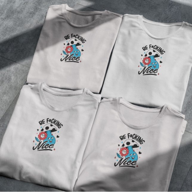 Retro Cartoon Nature Antisocial   T-Shirt (Creator Uploaded)