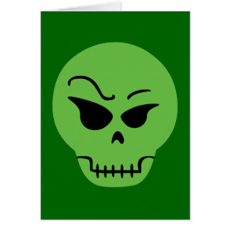 Retro Cartoon Skull Cards