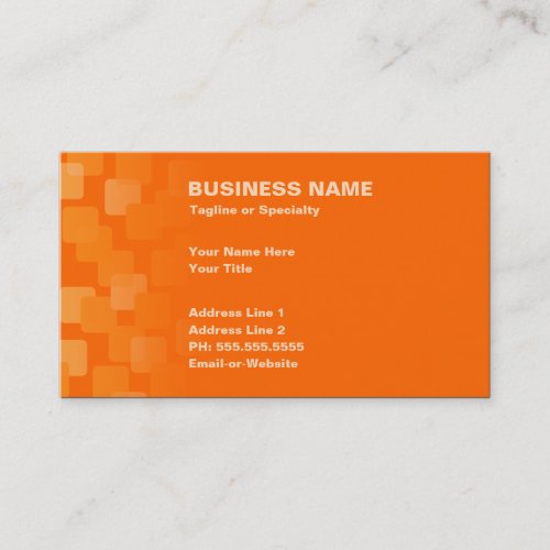 retro cascades business cards