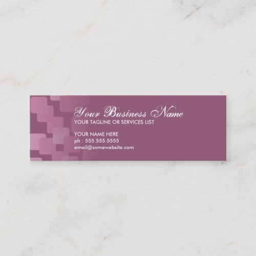 retro cascades business card templates