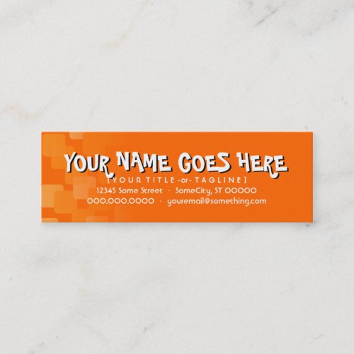 retro cascades business cards