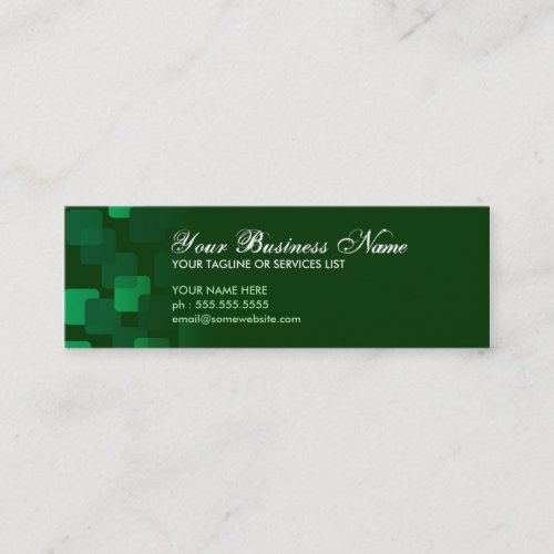 retro cascades business card template