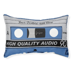 Retro Casette Tape custom dog bed