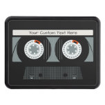 Retro Casette Tape Custom Text Hitch Cover at Zazzle