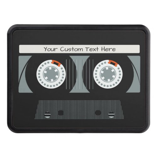 Retro Casette Tape custom text Hitch Cover