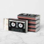 Retro Casette Tape custom text Matchboxes