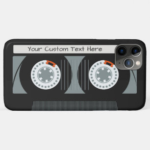 Retro Casette Tape custom text phone cases