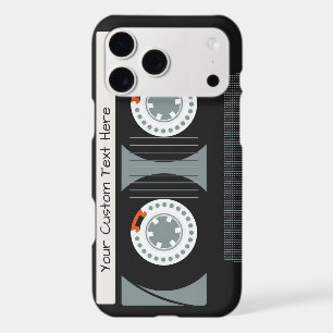Retro Casette Tape custom text phone cases