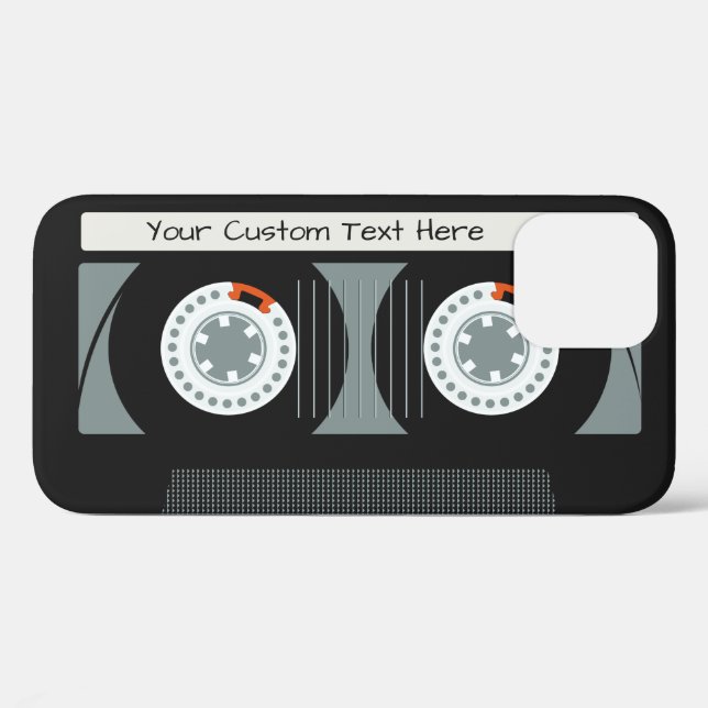 Retro Casette Tape custom text phone cases (Back (Horizontal))