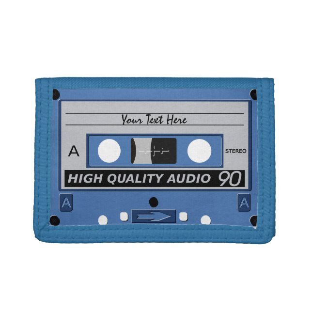 Retro Casette Tape custom wallets (Front)