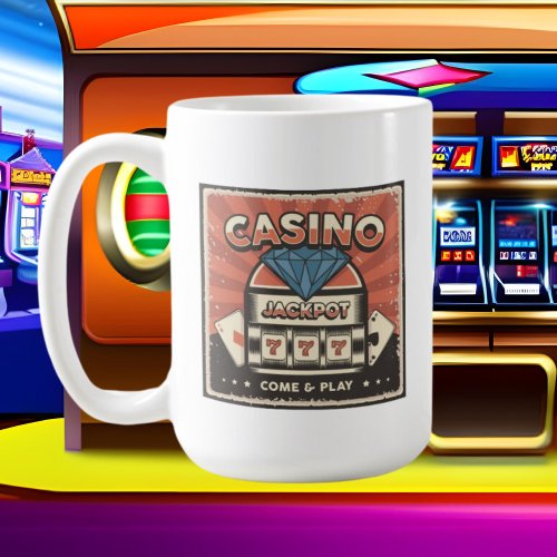 retro Casino gambling lovers Coffee Mug
