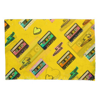Retro Cassette: 80's Love Party Design Pillow Case
