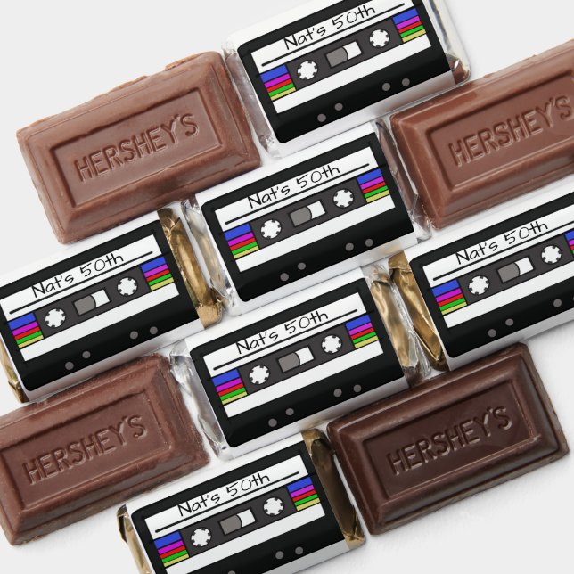 "Retro Cassette"    Hershey's Miniatures (Assorted)