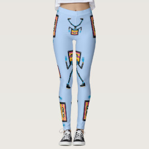 Retro Cassette Man  Leggings