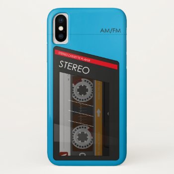 Retro Cassette Player I-phone Case by DESIGNS_TO_IMPRESS at Zazzle