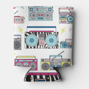 Retro Cassette Players: 80s Vintage Art Can Cooler