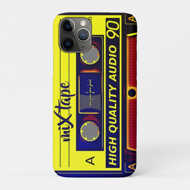 Retro Cassette - Pop Art iPhone Case (Back)