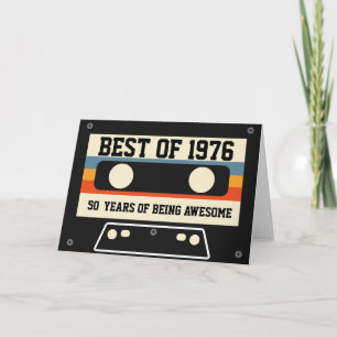 Retro Cassette Tape "Best Of" Card