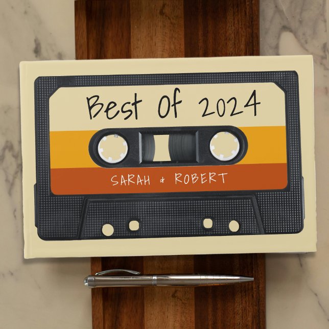Retro Cassette Tape Best of Wedding Favor Guest Book (Retro Cassette Tape Best of Wedding Favor Guest Book
)