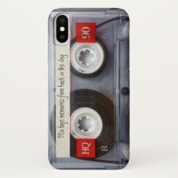 Retro Cassette Tape iPhone X Case