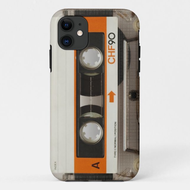 Retro Cassette Tape Case-Mate iPhone Case (Back)