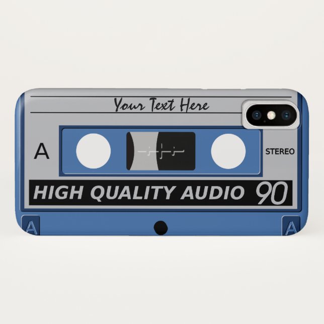 Retro Cassette Tape custom phone cases (Back (Horizontal))