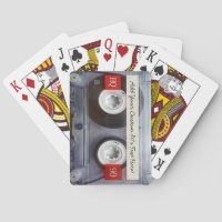 Retro Cassette Tape Custom Playing Card Deck