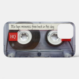 Retro Cassette Tape Funny Vintage iPhone 12 Case