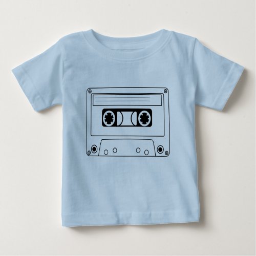 Retro cassette tape grunge music baby T_Shirt