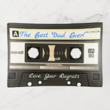 Retro Cassette Tape Personalized